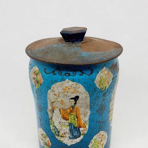 1960's Metal Tea Tin